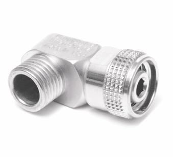 Innovate Scuba Concepts quick disconnect coupling fitting for scuba diving hoses - stainless steel construction