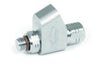 Innovate Scuba Concepts dual-port manifold block with threaded connections for scuba diving air distribution