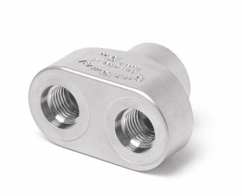 Innovate Scuba Concepts threaded adapter fitting with O-ring seal for scuba regulator connections
