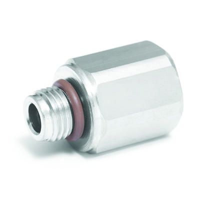 Innovate Scuba Concepts quick-connect coupling with knurled grip for easy scuba diving hose connections