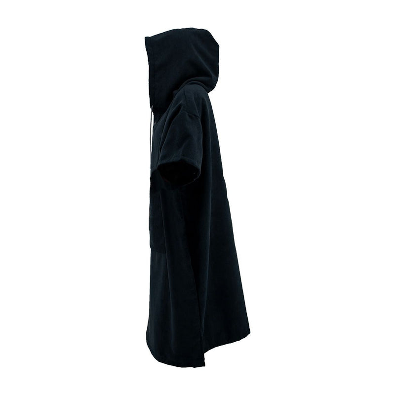 Tulum Microfiber Poncho, Black