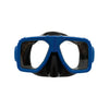 Adult Mask & Snorkel Set Blue/Black Silicone
