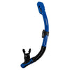 Adult Mask & Snorkel Set Blue/Black Silicone
