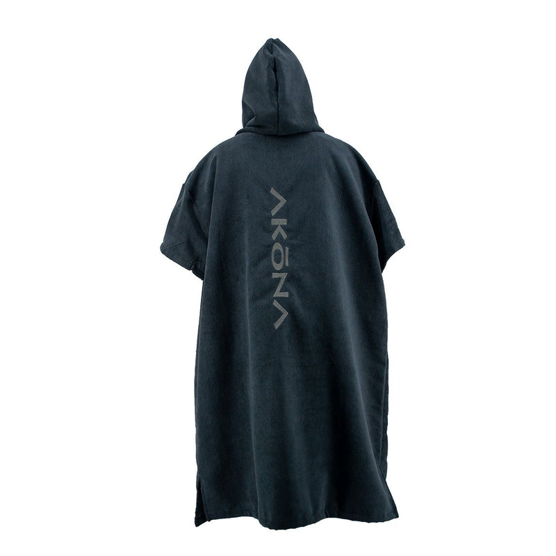 Tulum Microfiber Poncho, Black