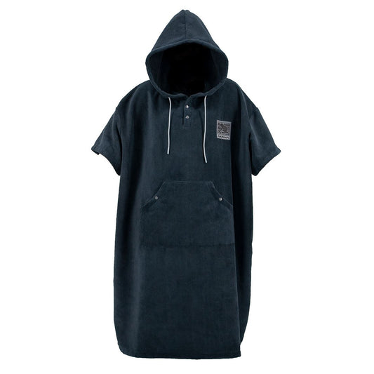 Tulum Microfiber Poncho, Black
