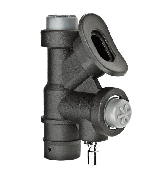 XDEEP power inflator head only, front view.