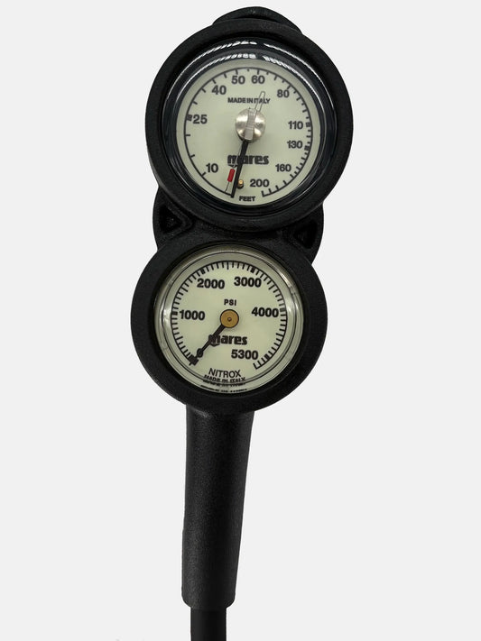 Mares Instrument M Console 3-Gauge – Pressure, Depth & Compass Console Product Photo