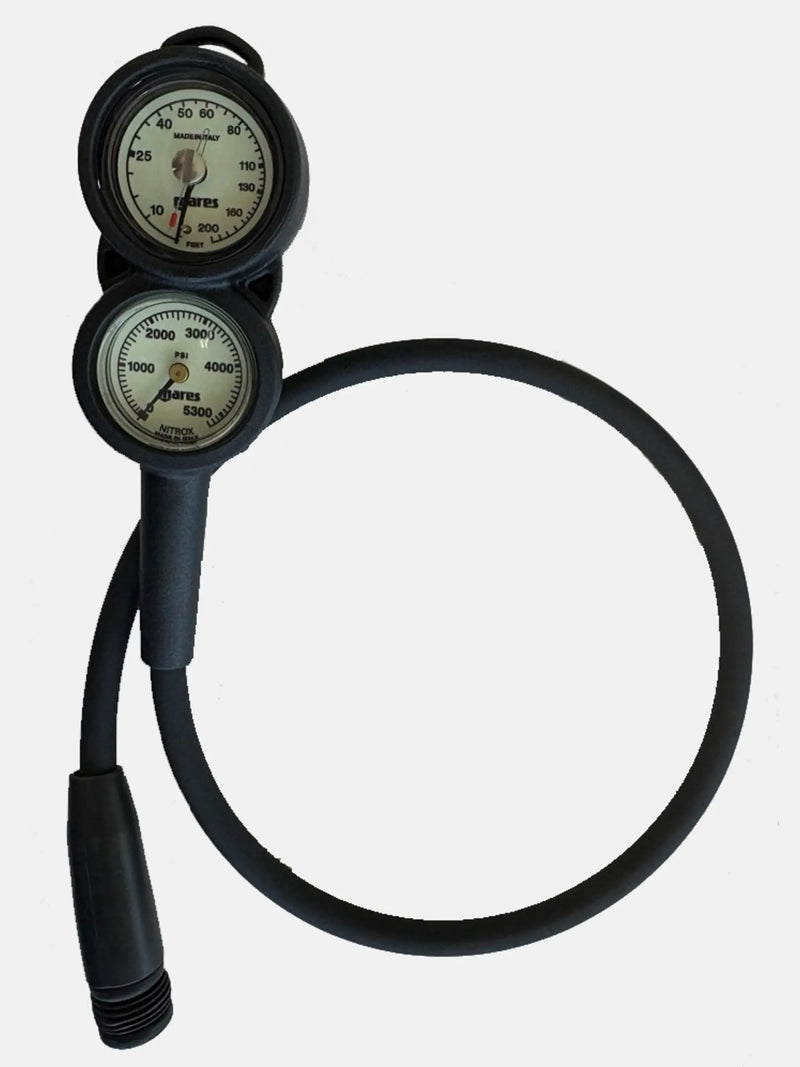 Mares Instrument M Console 3-Gauge – Pressure, Depth & Compass Console Product Photo