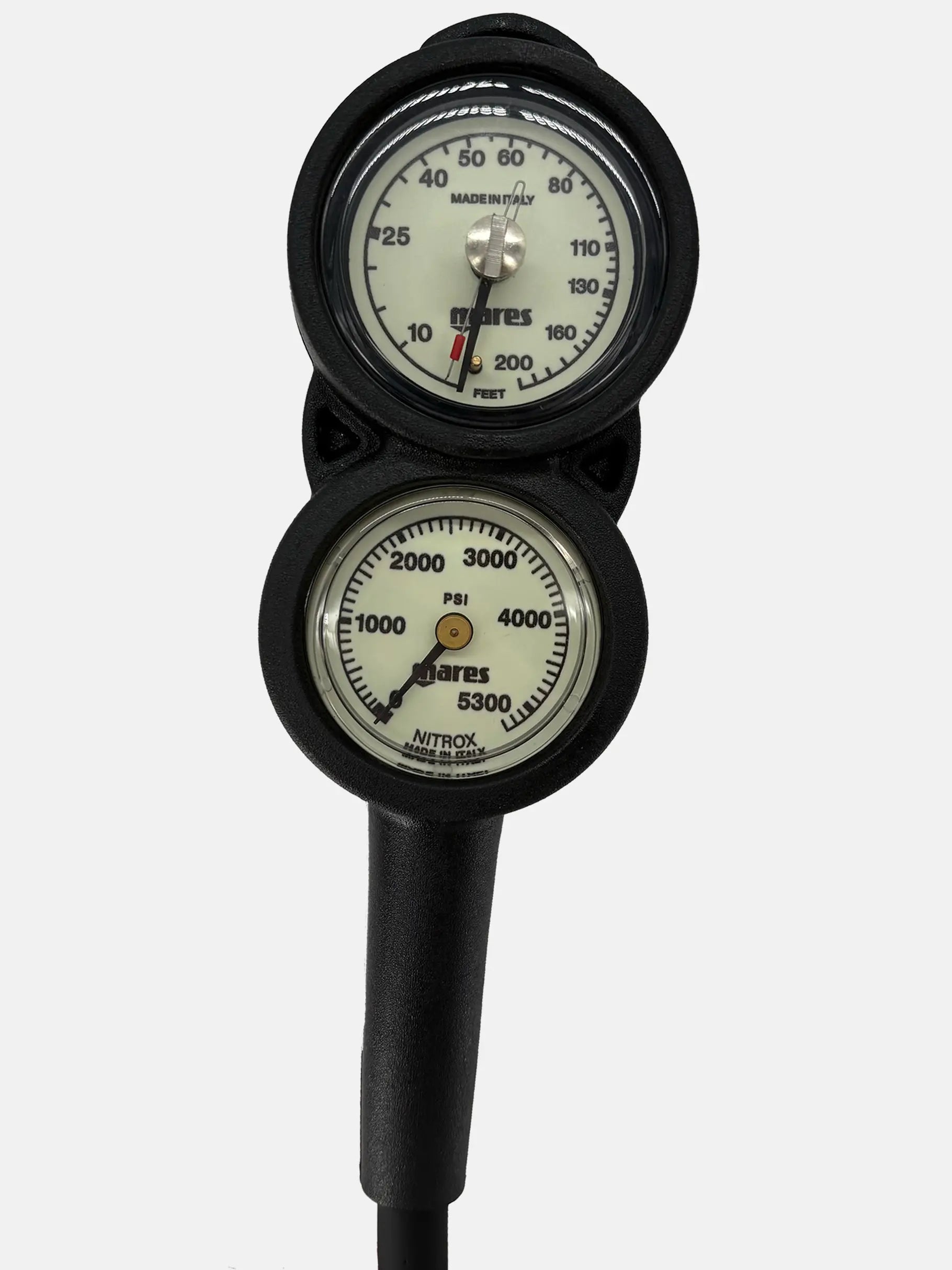 Mares Instrument M Console 3-Gauge – Pressure, Depth & Compass Console ...