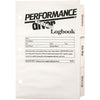 Close-up of Performance Diver Logbook front cover with name and contact information entry fields, item #05-0557 priced at $8.95 - Innovative Scuba Concepts