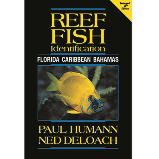 Reef Fish Identification guide for Florida Caribbean Bahamas by Paul Humann and Ned DeLoach - enlarged 2nd edition marine life identification book