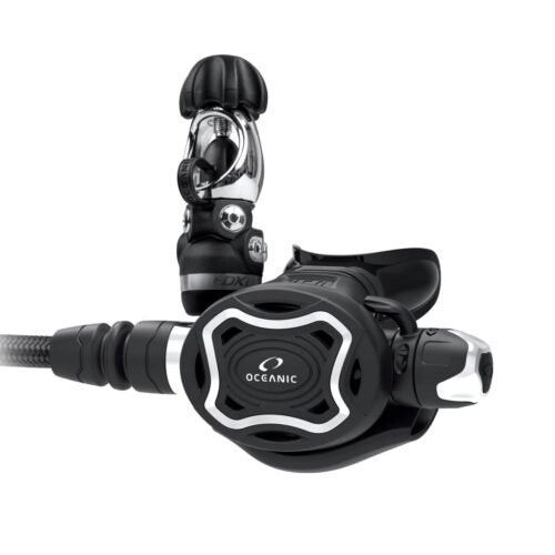 Oceanic ZEO Regulator + FDXi First Stage (Swivel, Black) – Balanced Performance Product Photo