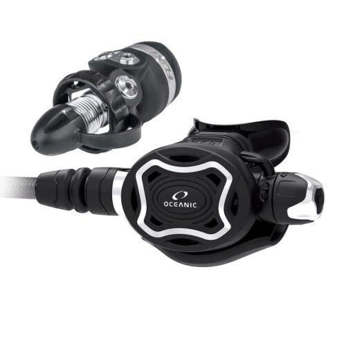 Oceanic ZEO Regulator + FDXi First Stage (Swivel, Black) – Balanced Performance Product Photo
