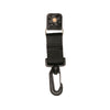 Innovate Scuba Concepts black retractable gear keeper with carabiner clip and nylon webbing strap