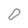 Stainless steel carabiner with wire gate for lightweight diving equipment connections