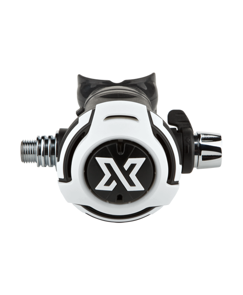 XDEEP LS200 second stage scuba regulator, front view.