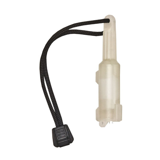 Innovate Scuba Concepts underwater flashlight with wrist lanyard - white waterproof dive light
