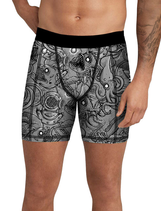 MENS Eco-friendly Deep Sea NO BUNCH Scuba Jammer Swim Shorts