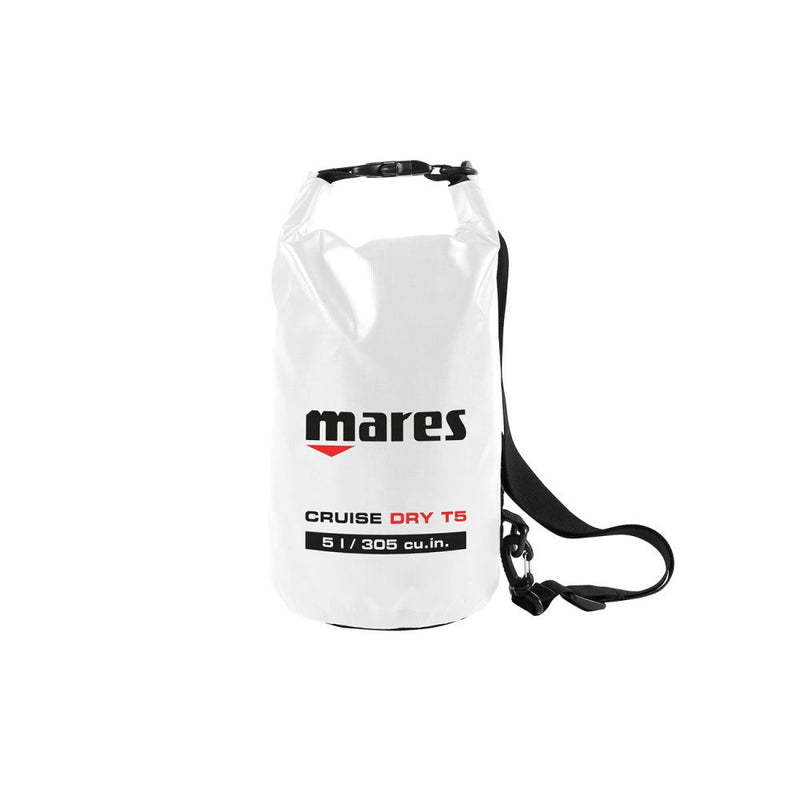 CRUISE DRY T5 – 5L White Waterproof Dry Bag Product Photo