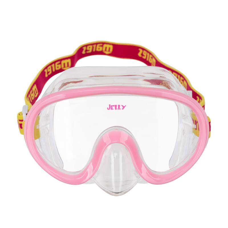 Mask JELLY Junior Snorkel Mask, Kid-Friendly Leak-Free Silicone Skirt and Easy Strap Adjust