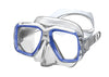 Mask RAY Dive and Snorkel Mask, Soft Leak-Free Silicone Skirt and Quick-Adjust Buckles