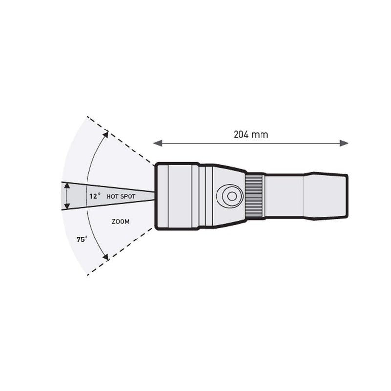 Torch EOS 15LRZ – 1580 Lumen Compact Dive Light Product Photo
