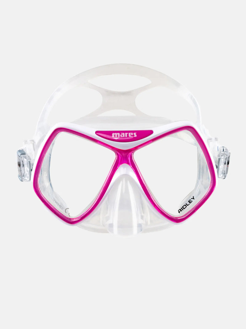 Mask RIDLEY, Panoramic Wide-View Diving Mask with Soft Comfortable Silicone Fit-Scuba Schools of America