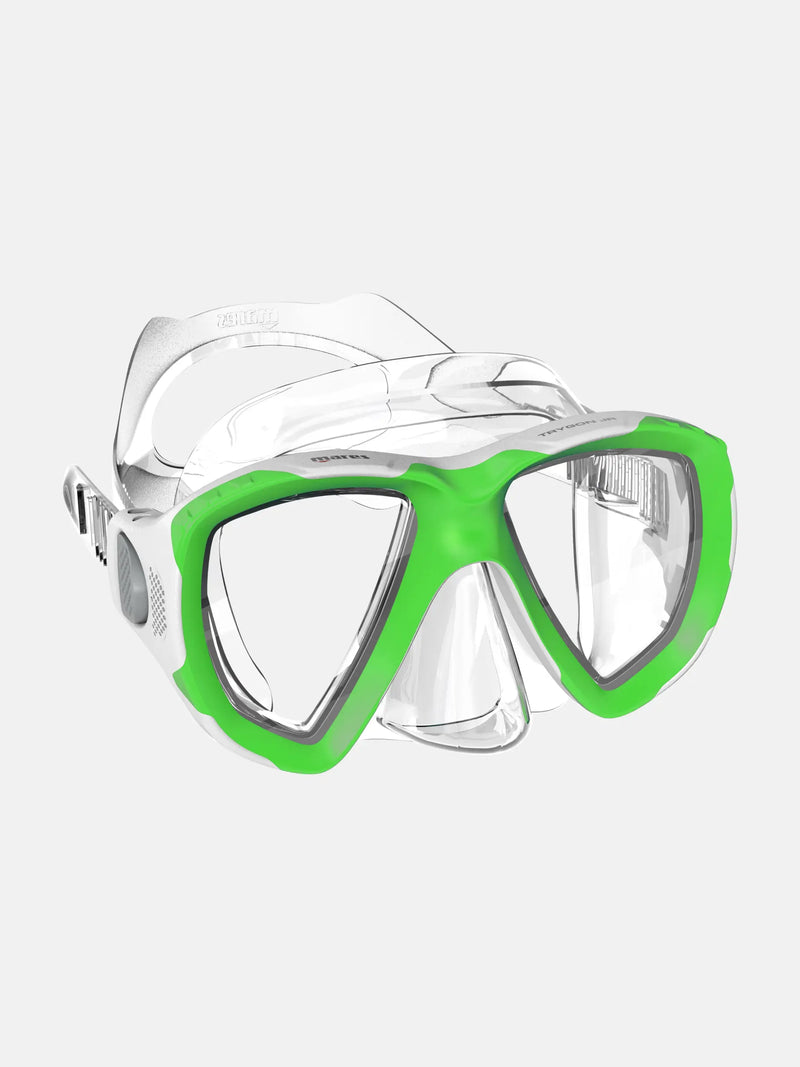 Mask TRYGON JR Snorkel Mask, Soft Leak-Free Silicone Skirt and Easy-Adjust Buckles-Scuba Schools of America