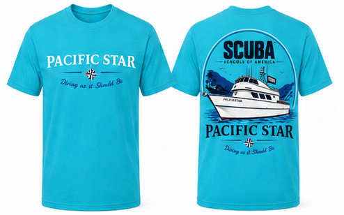Pacific Star / Scuba Schools of America – Men's Tee Shirt