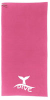 Pink Microfiber Dive Towel