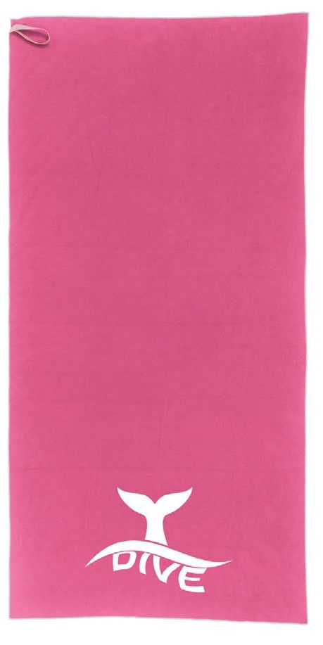 Pink Microfiber Dive Towel