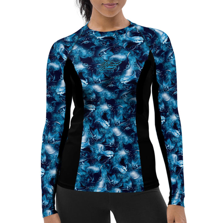 Eco-friendly Manta Mayhem Contour Rash Guard