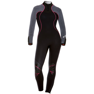 3/2mm Nixie Ultra Women’s Full Wetsuit, Lightweight Thermal Suit for Diving and Snorkeling