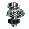 XDEEP NX700 First Stage Regulator, turret design, no hoses – front angle view