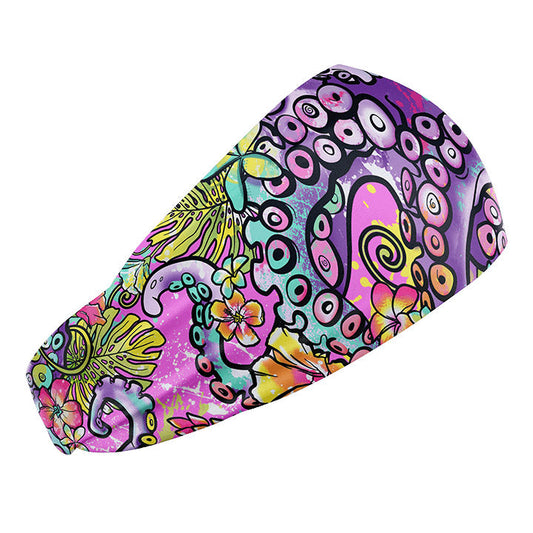 Eco-Friendly Octofloral Splatterparty Scuba Headband