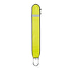 Opened simple DSMB, 140 cm long, with 3M Scotchlite Solas reflective tape-Scuba Schools of America