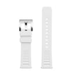 Hawaiian Lifeguard 22mm Replacement White Strap with Steel Buckle