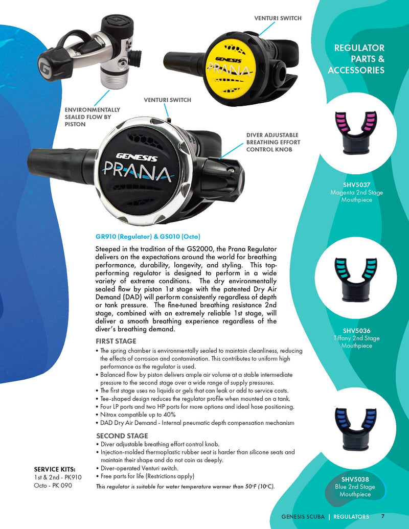 Prana Regulator-Scuba Schools of America