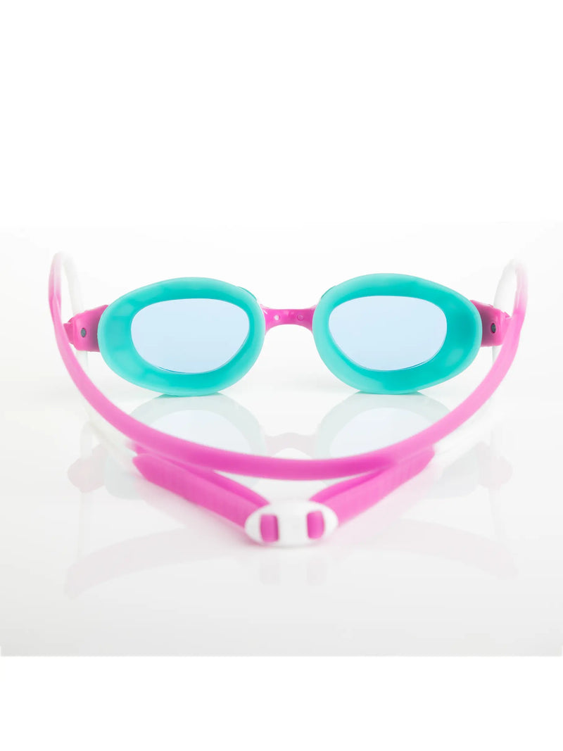 Swimming Goggles Predator Junior Pink-Turquoise Tinted-Blue Lenses Zoggs 461319PKTQTBL