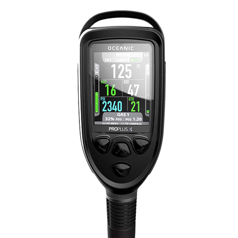 Oceanic Pro Plus X Console w/ QD Hose – Full-Color Dive Computer Product Photo