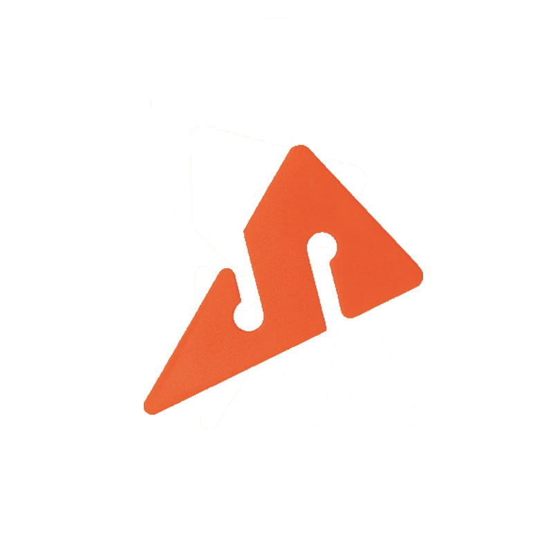 Orange Directional Line Arrow