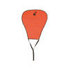 Orange Diver Surface Marker Buoy with Dump Valve – Compact signaling device for scuba divers with top valve and bottom strap loop for easy deployment.