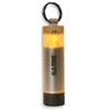 Orange GLO-TOOB underwater marker light illuminated with metal ring - Innovate Scuba Concepts safety signaling device