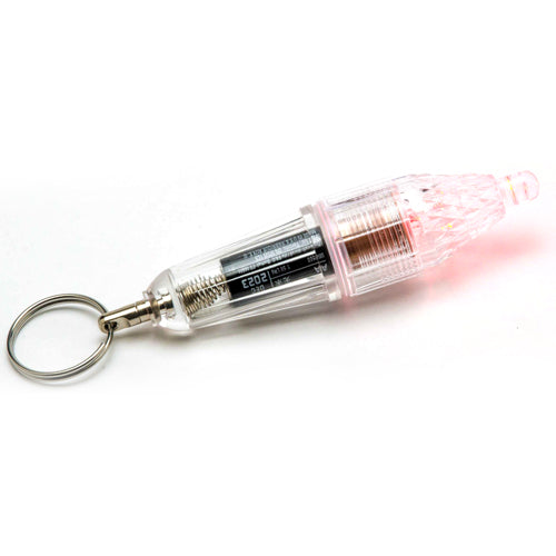 Innovate Scuba Concepts LED keychain flashlight with lanyard - compact waterproof diving light