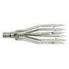 Multi-prong spear tip with stainless steel barbed points for spearfishing - Innovative Scuba Concepts