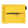 Innovative Scuba Concepts yellow underwater writing slate with attached pencil and side grip slots