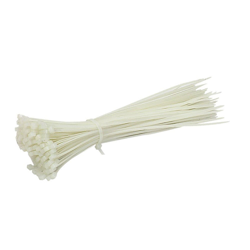 Innovative Scuba Concepts white cable ties bundle - marine grade zip ties