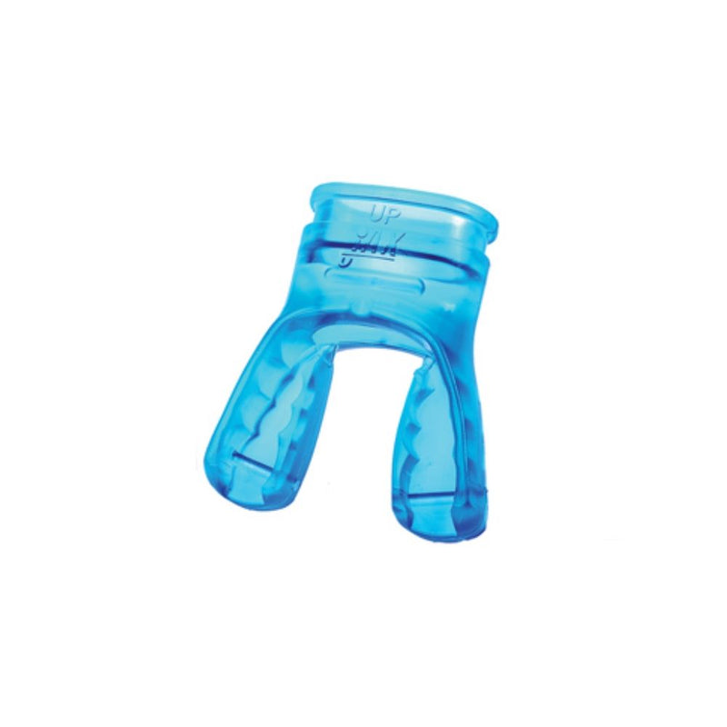 Innovative Scuba Concepts blue silicone mouthpiece for diving regulators and snorkels