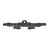 Black fin strap with quick-release buckles and textured grip