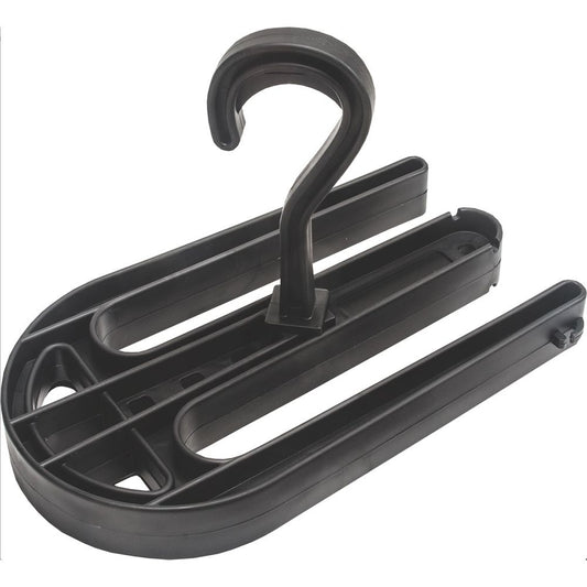 Black compact scuba gear drying hanger – Innovative Scuba Concepts.